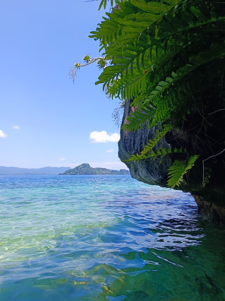Prachtige uitzicht over eilanden van El Nido.